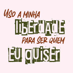 Lettering Mulher