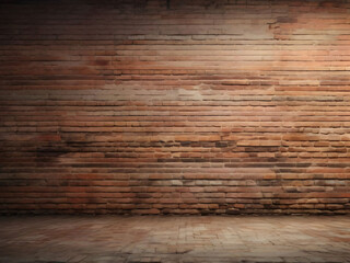 Obraz na płótnie Canvas Old red brick wall seamless background texture.