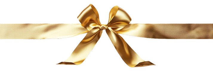 golden ribbon, PNG transparent object