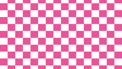 Vibrant Pink Checkered Design, A vibrant pink and white checkered pattern that pops, ideal for bold and playful designs.