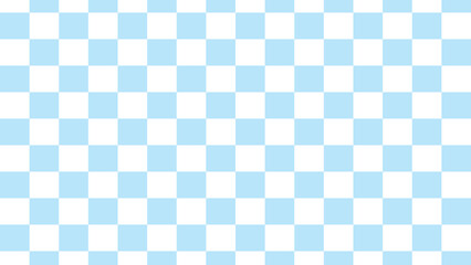 Soft Blue Checkered Background, Soft blue and white checkered pattern offering a tranquil vibe for backgrounds, wallpapers, or fabric designs. - obrazy, fototapety, plakaty