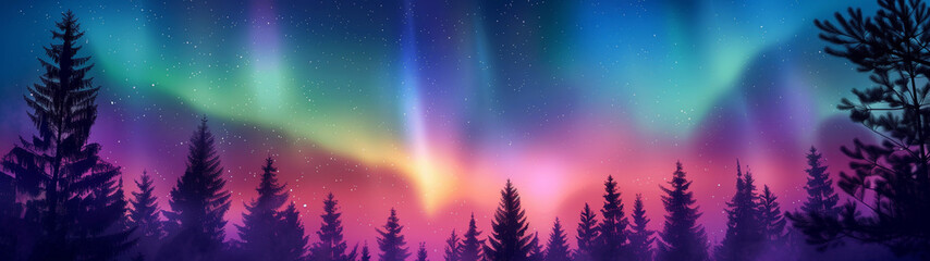 Radiant Night: The Beautiful Display of Aurora Borealis