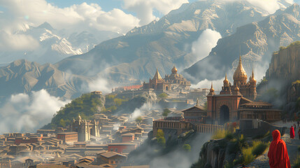 Incan Civilization Brought to Life: Detailed Images of Bustling Markets and Sacred Rituals