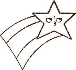 Star Charcoal Drawing