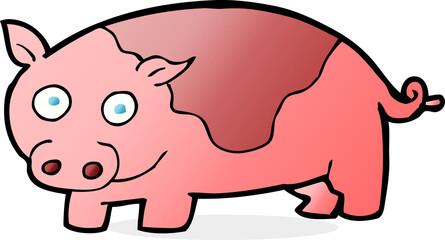 cartoon pig