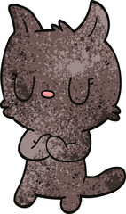 cute cartoon doodle cat