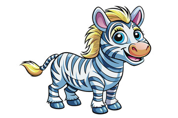 Fototapeta na wymiar Illustration of a zebra