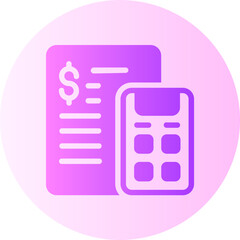 budget gradient icon