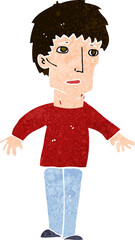 cartoon surprised man