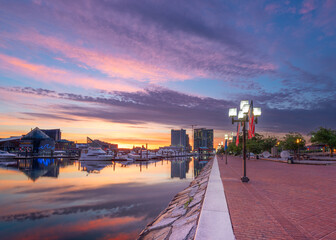 Baltimore, Maryland, USA on the Inner Harbor