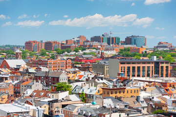 Baltimore, Maryland, USA Cityscape overlooking little Italy