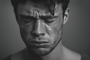 Sad Man Crying