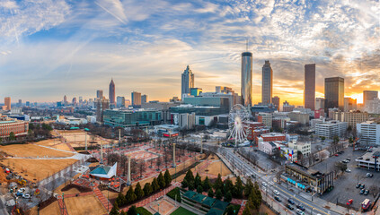 Atlanta, Georgia, USA Downtown Skyline