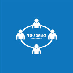 People connection  social media network business
