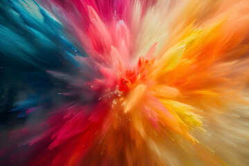 Color Dust Background - Dynamic Burst of Colors