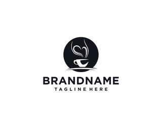 coffee cup logo in vector style