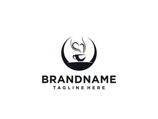 coffee cup logo in vector style
