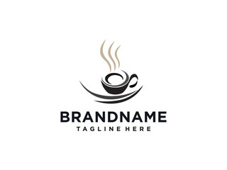Coffee, Cafe Logo Design Inspiration Vector