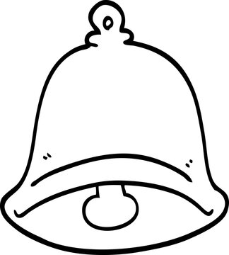 recommend clip art: line drawing cartoon ringing bell