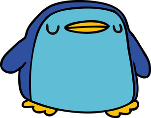 cartoon kawaii of a cute penguin
