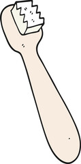 cartoon toothbrush