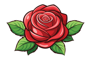 Illustration of a rose