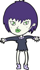cartoon vampire girl