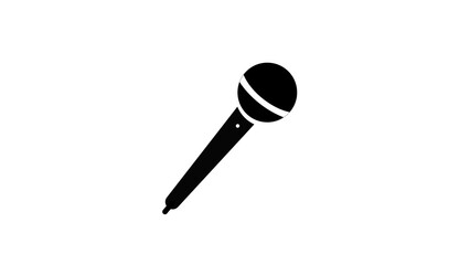 microphone icon illustrations isolated with white background