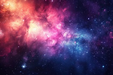 Celestial masterpiece exhibits vibrant galaxy hues