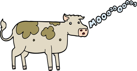 cartoon cow