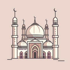 Mosque Vector Simple