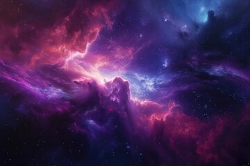 Cosmic wonderland mesmerizes with captivating galaxy spectrum - obrazy, fototapety, plakaty
