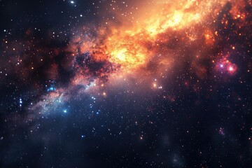 Galactic canvas captivates with brilliant cosmic panorama