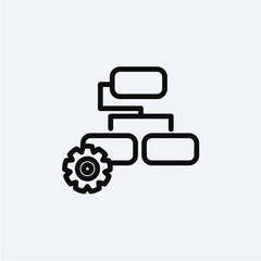 bussines planning icon pictogram