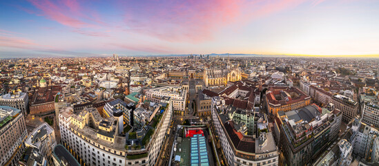Milan, Italy Cityscape from Above - 751469064