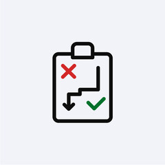 bussines planning icon pictogram