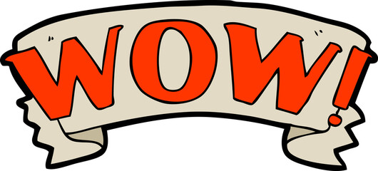 cartoon wow symbol