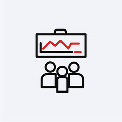 bussines planning icon pictogram