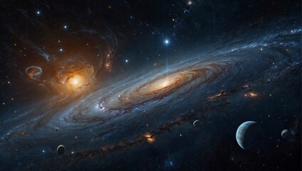 planet with space