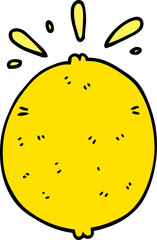 cartoon lemon