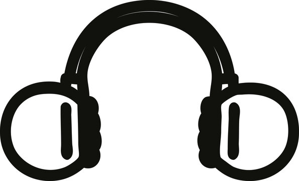 music headphones icon