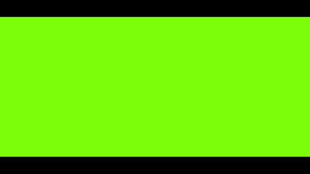 letter box 4k green screen color background video