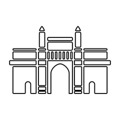 Gateway of India line drawing