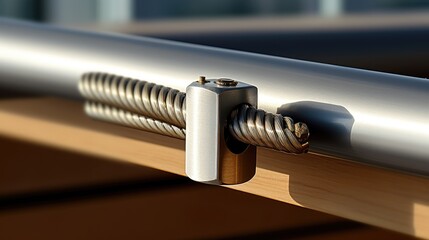 Stainless steel threaded stud joint