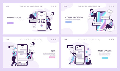 Exploring telephonic conversations, texting, and instant messaging interfaces
