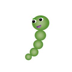 green worm