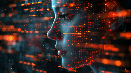 Artificial Intelligence. Technology Web Background - Futuristic Illustration of AI Advancements - Generative Ai
