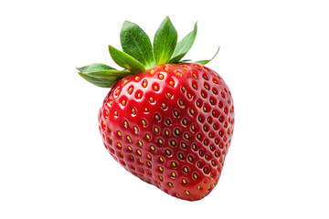 strawberry fruit on a transparent background
