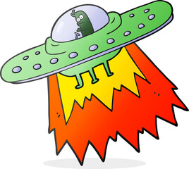 cartoon ufo