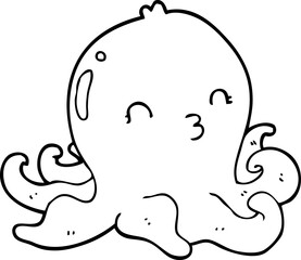 cartoon octopus
